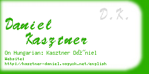 daniel kasztner business card